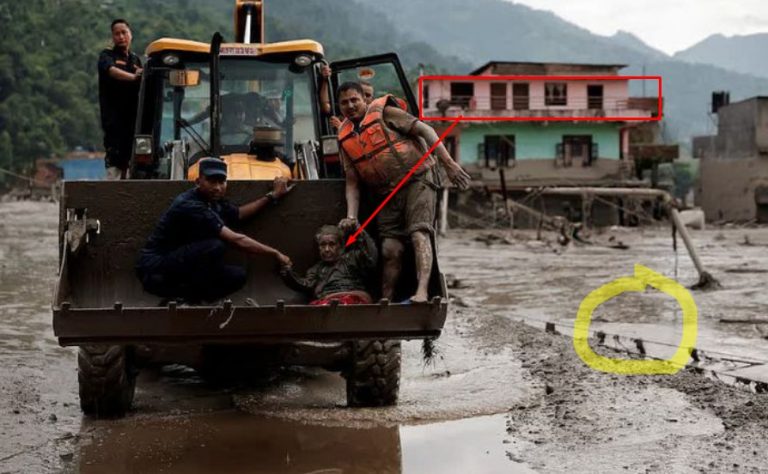 আমগাছটা না থাকলে আমি ভেসে মারা যেতাম : নেপালে বন্যা-ভূমিধস ।