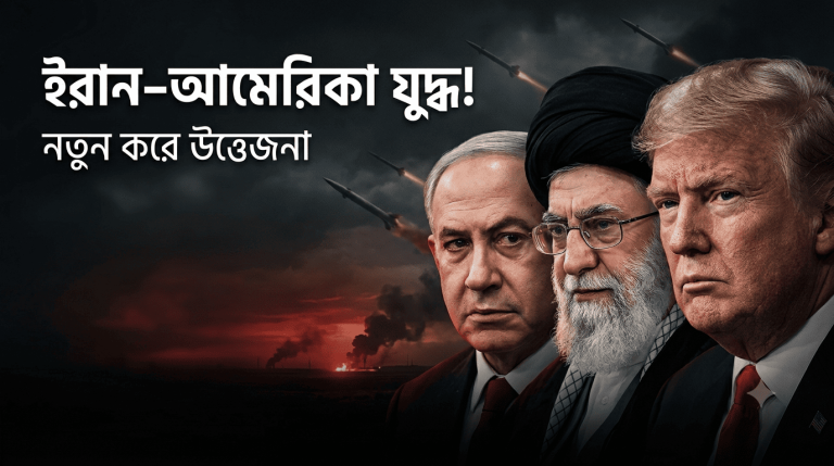 ইরান–যুক্তরাষ্ট্র–ইসরায়েল সংঘাত: নতুন করে বাড়ছে উত্তেজনা, মধ্যপ্রাচ্যে যুদ্ধের শঙ্কা